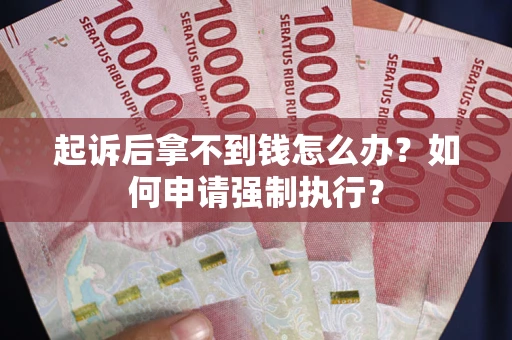 济南起诉后拿不到钱怎么办？如何申请强制执行？