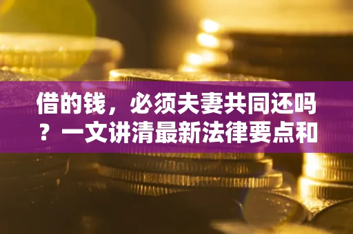 济南借的钱，必须夫妻共同还吗？一文讲清最新法律要点和避坑指南