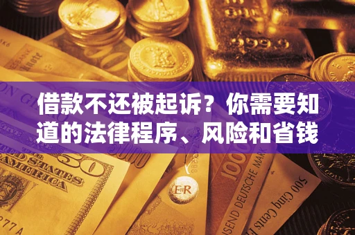 济南借款不还被起诉？你需要知道的法律程序、风险和省钱技巧
